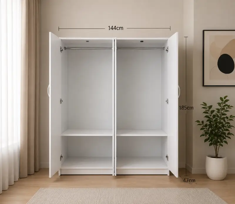 Tủ nhựa quần áo 4 cánh Chin Huei HĐ – TA40