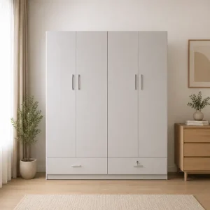 Tủ nhựa quần áo 4 cánh Chin Huei HĐ – TA45