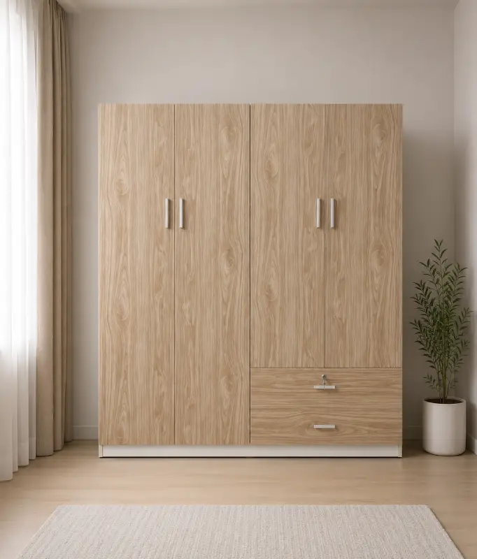 Tủ nhựa quần áo 4 cánh Chin Huei HĐ – TA46