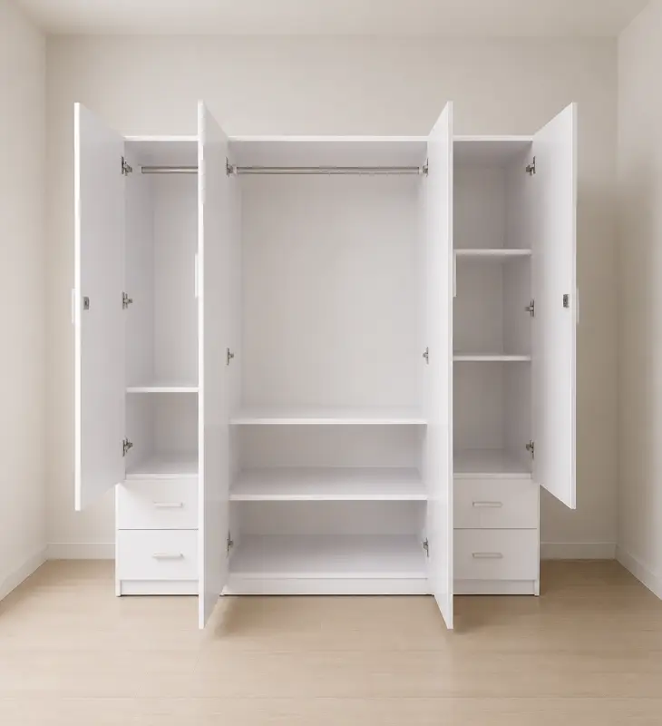 Tủ nhựa quần áo 4 cánh Chin Huei HĐ – TA47