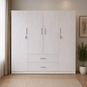 Tủ nhựa quần áo 4 cánh Chin Huei tiện nghi HĐ – TA41