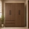 Tủ nhựa quần áo 4 cánh nâu Chin Huei Plus HĐ - TC10