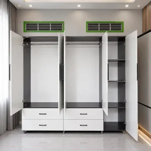Tủ nhựa quần áo 5 cánh Chin Huei HĐ – TA71