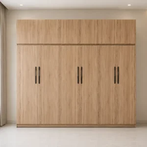Tủ nhựa quần áo Chin Huei 6 cánh vân gỗ HĐ - TA95