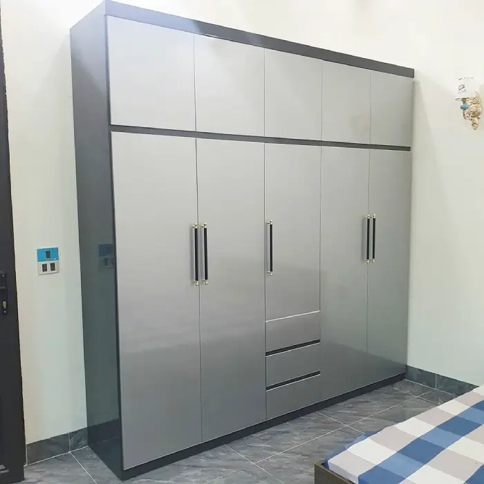 Tủ nhựa quần áo Vincoplast 5 cánh hiện đại HĐ - TAV04