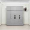 Tủ nhựa quần áo Zukoplast tone xám hiện đại HĐ - TAZ03