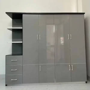 Tủ quần áo nhựa 4 cánh 3 ngăn kéo Đài Loan Chin Huei HĐ–TA410