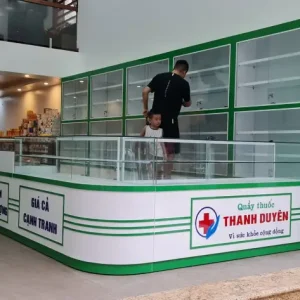 Tủ quầy thuốc Tây nhựa Ecoplast cao cấp HĐ-TTĐ09