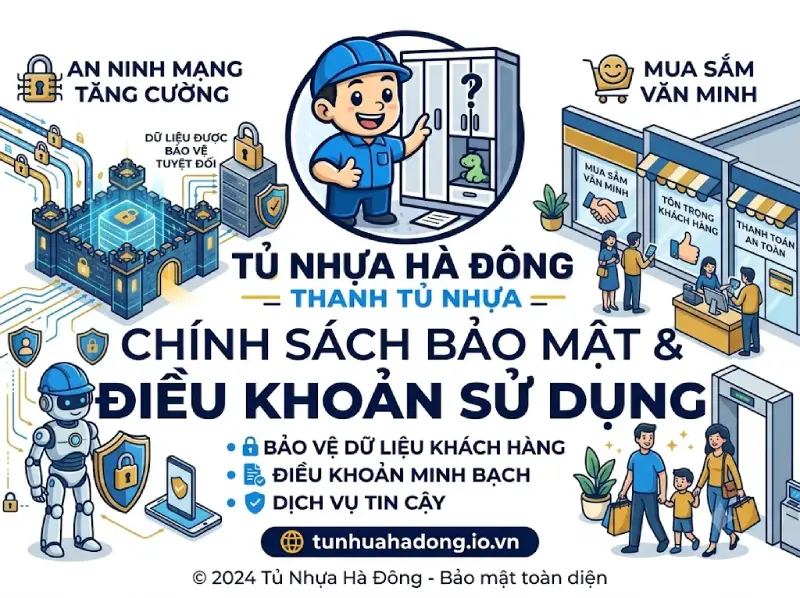 Chính sách bảo mật & Điều khoản sử dụng tại Tủ Nhựa Hà Đông