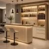 Quầy bar tại nhà bằng nhựa Ecoplast HĐ-QPC10