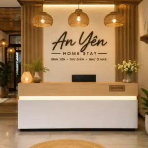 Quầy lễ tân homestay nhựa Chin Huei Plus 2.0 HĐ-QLT09