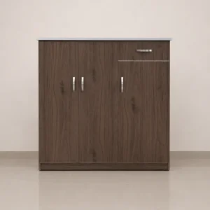 Tủ giày nhựa Chin Huei 3 cánh vân gỗ HĐ-TGC03