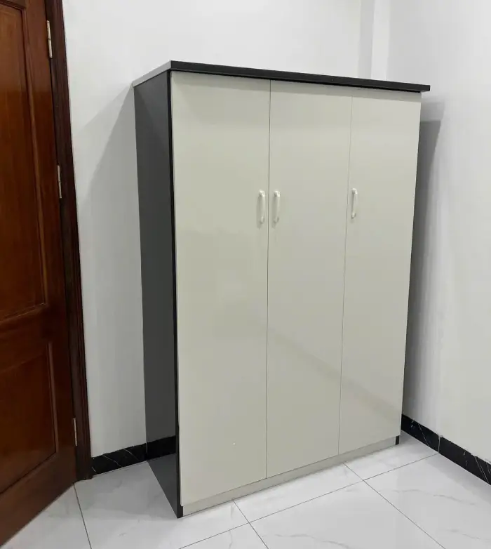Tủ nhựa quần áo 3 cánh mở thấp hiện đại Đài Loan Chin Huei HĐ–TA21