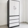 Tủ đựng quần áo trẻ em bằng nhựa Ecoplast 2 cánh 3 tầng HĐ-TEE09