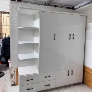 Tủ nhựa quần áo 3 cánh 1 kệ nhựa Đài Loan Chin Huei HĐ-TACH37