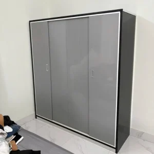 Tủ nhựa quần áo Ecoplast 4 cánh lùa thấp HĐ-TAEC07