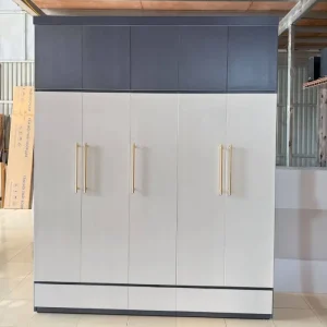 Tủ nhựa quần áo Ecoplast 5 cánh mở kịch trần HĐ-TAEC08