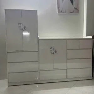 Tủ nhựa quần áo cho bé 2 khối Đài Loan Chin Huei HĐ-TE03