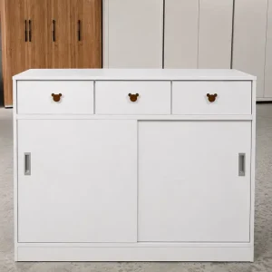 Tủ quần áo trẻ em 2 cánh lùa 3 ngăn kéo nhựa Zukoplast HĐ-TEZ09