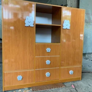 Tủ quần áo trẻ em 2 cánh nhiều ngăn nhựa Đài Loan Chin Huei HĐ-TE04